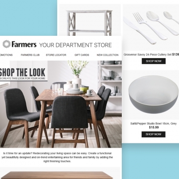 Farmers shop the look homeware EDM