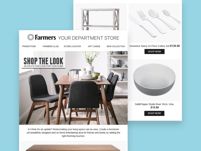 Farmers shop the look homeware EDM