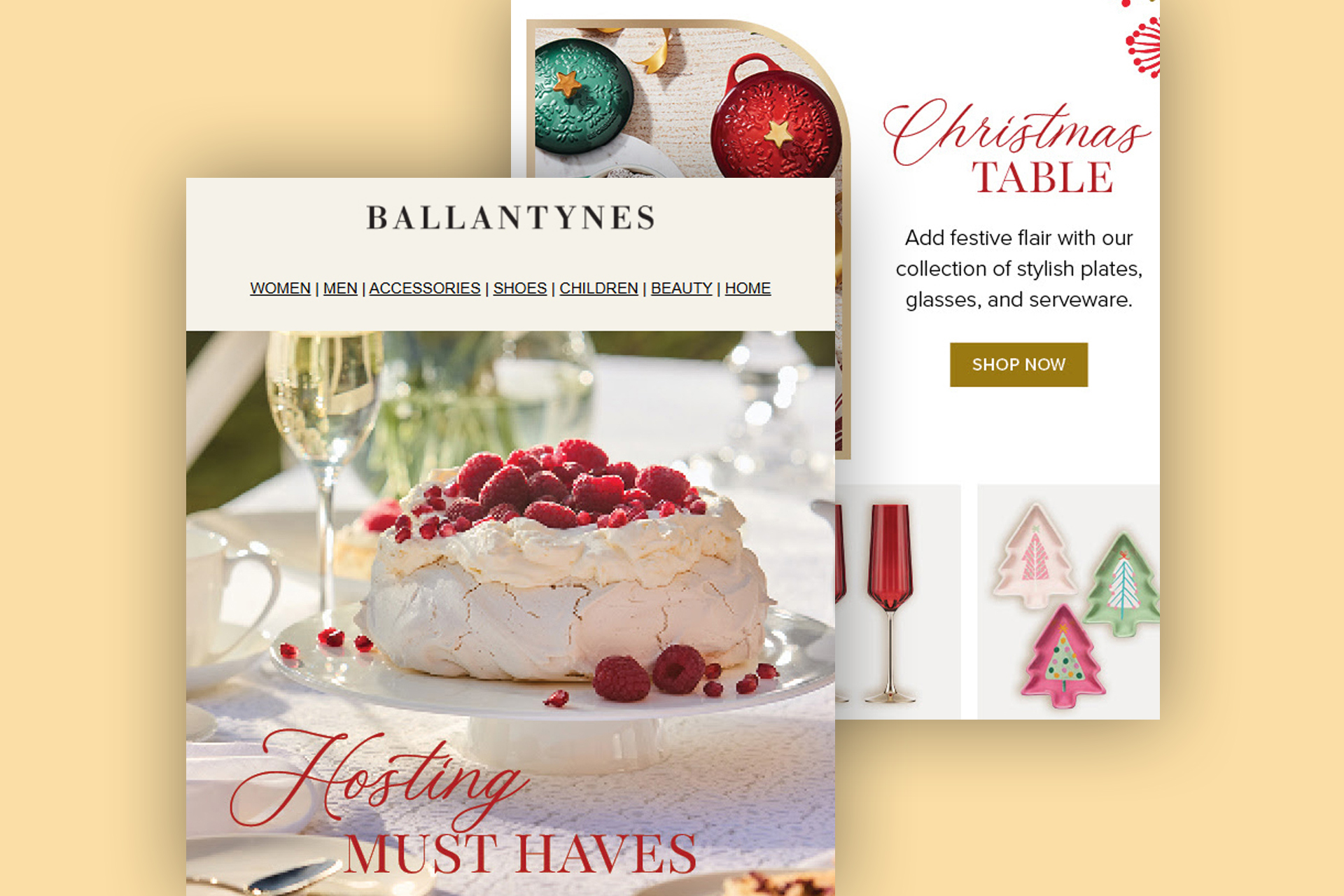 Ballantynes | Hosting Must-Haves
