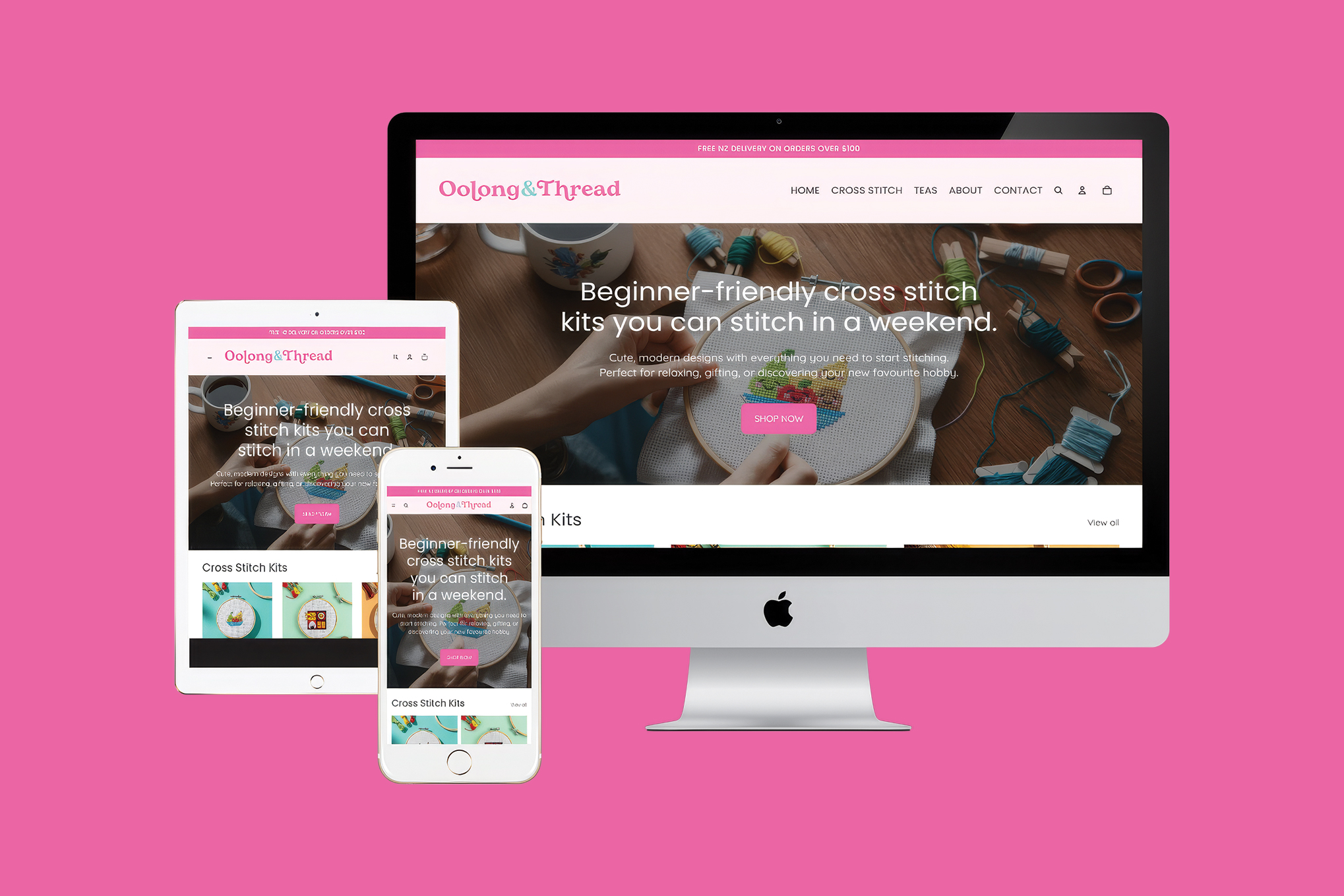 Oolong & Thread Website