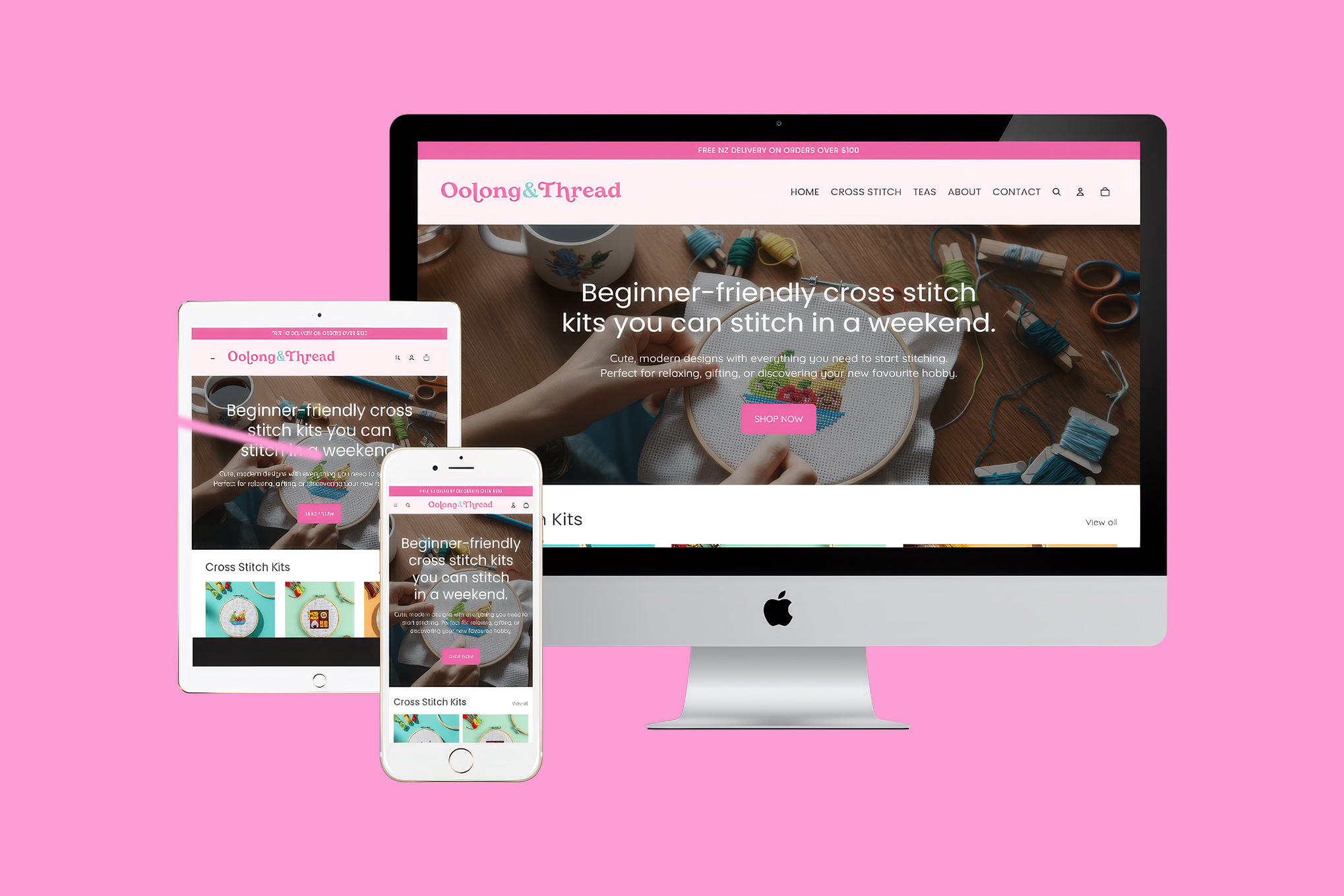 Oolong & Thread Website